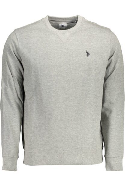 U.S. POLO ASSN. - Gray Cotton Men Sweater