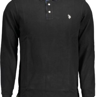 U.S. POLO ASSN. - Blue Cotton Men Polo Shirt