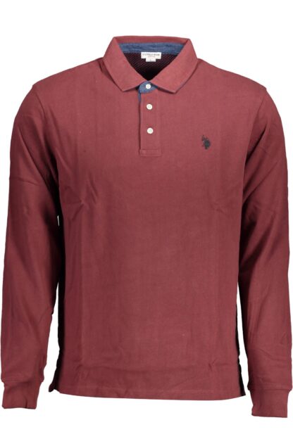 U.S. POLO ASSN. - Purple Cotton Men Polo Shirt