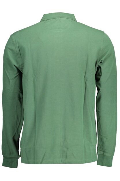 U.S. POLO ASSN. - Green Cotton Men Polo Shirt