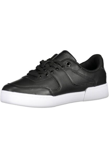 Tommy Hilfiger - Black Leather Women Sneaker