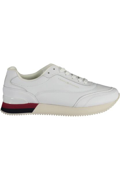 Tommy Hilfiger - White Leather Women Sneaker