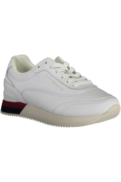 Tommy Hilfiger - White Leather Women Sneaker