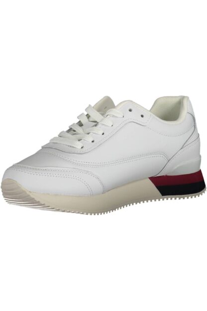 Tommy Hilfiger - White Leather Women Sneaker