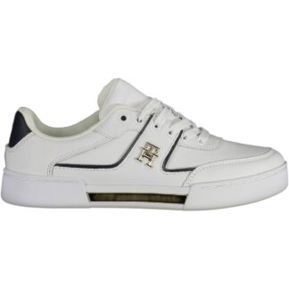 Tommy Hilfiger - White Leather Women Sneaker