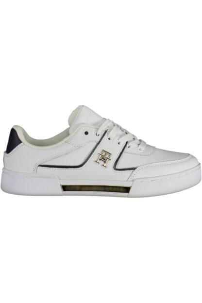 Tommy Hilfiger - White Leather Women Sneaker