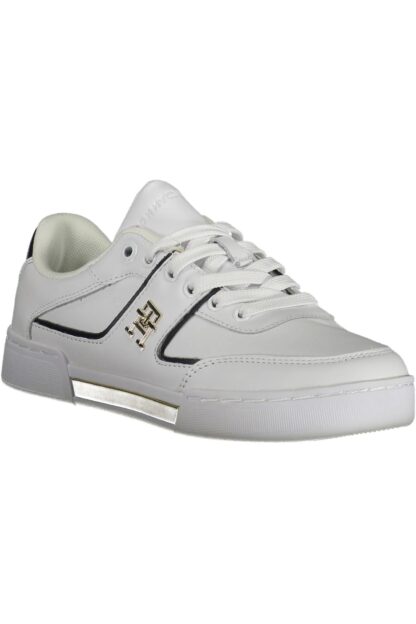 Tommy Hilfiger - White Leather Women Sneaker