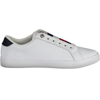 Tommy Hilfiger - White Leather Women Sneaker