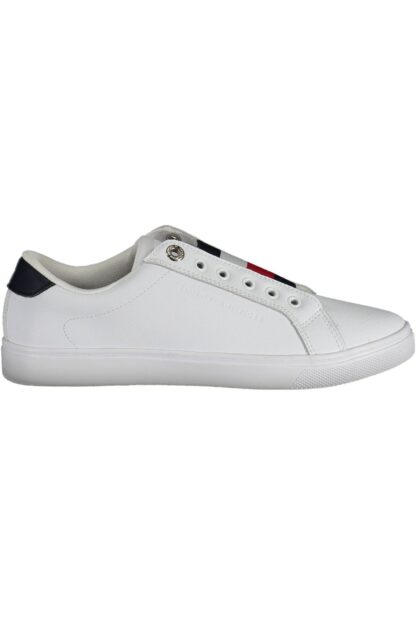 Tommy Hilfiger - White Leather Women Sneaker