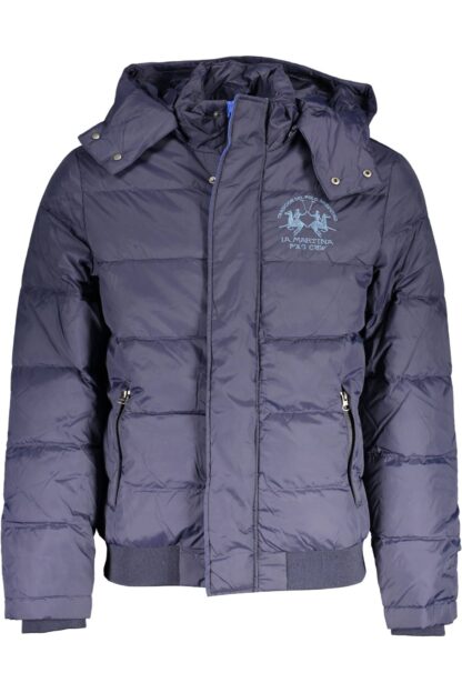 La Martina - Blue Polyamide Men Jacket