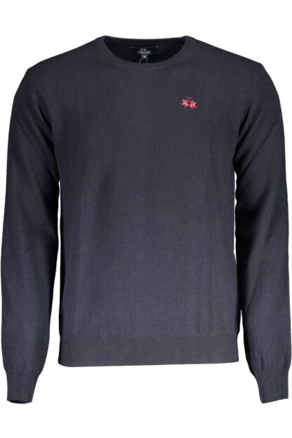 La Martina - Blue Wool Men Sweater