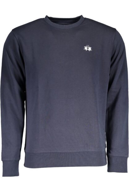 La Martina - Blue Cotton Men Sweater