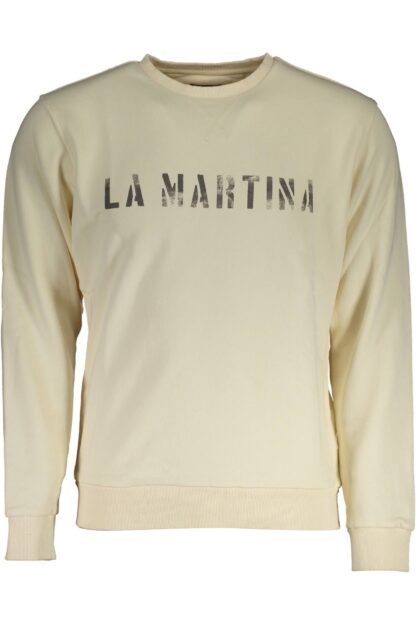 La Martina - White Cotton Men Sweater