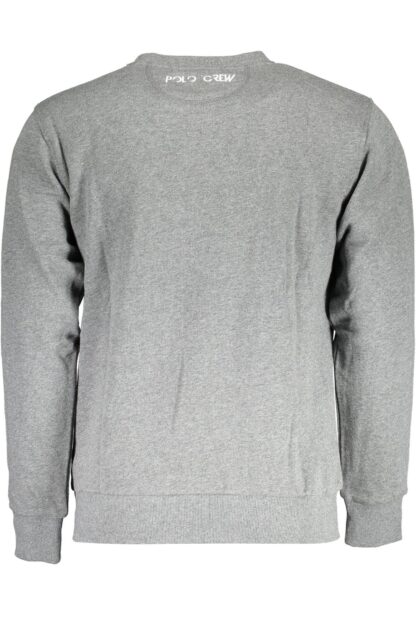 La Martina - Gray Cotton Men Sweater