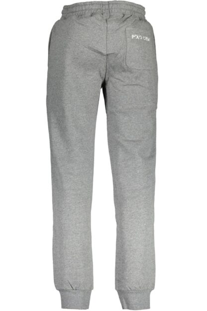 La Martina - Gray Cotton Men Sports Trouser