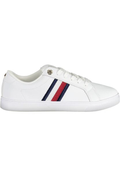 Tommy Hilfiger - White Leather Women Sneaker