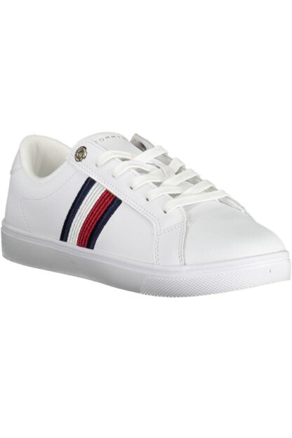 Tommy Hilfiger - White Leather Women Sneaker