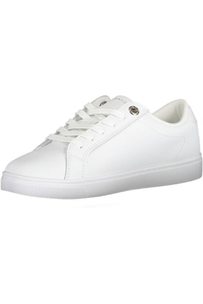 Tommy Hilfiger - White Leather Women Sneaker