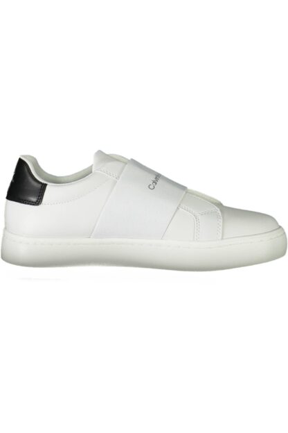 Calvin Klein - White Leather Women Sneaker