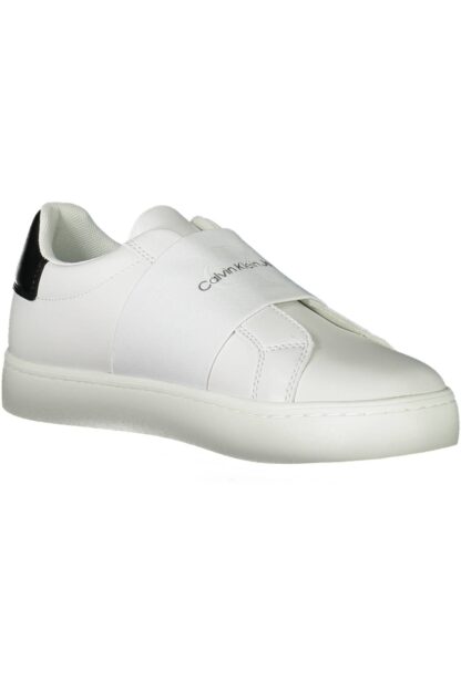 Calvin Klein - White Leather Women Sneaker