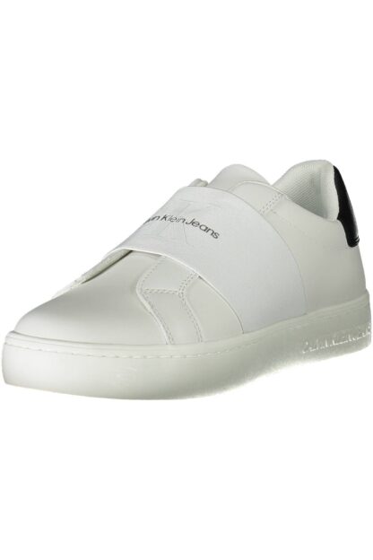 Calvin Klein - White Leather Women Sneaker