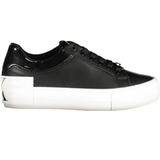 Calvin Klein - Black Leather Women Sneaker