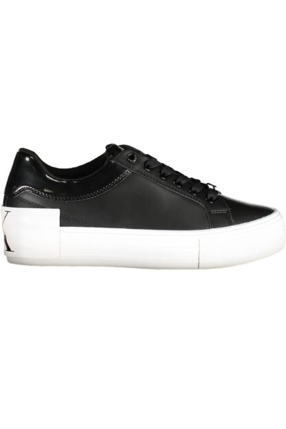 Calvin Klein - Black Leather Women Sneaker