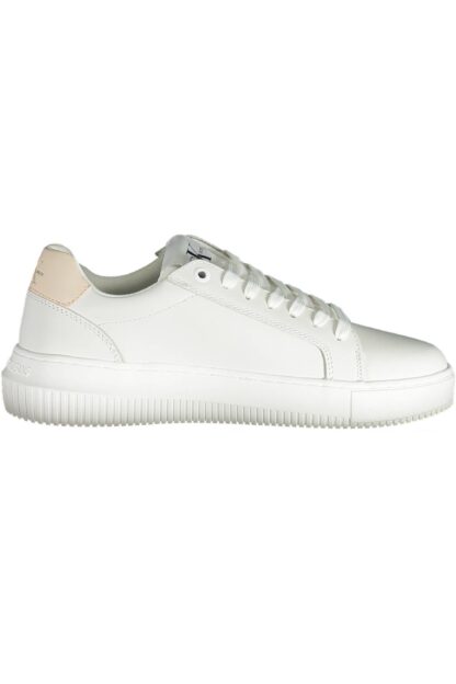 Calvin Klein - White Leather Women Sneaker