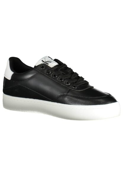 Calvin Klein - Black Leather Women Sneaker