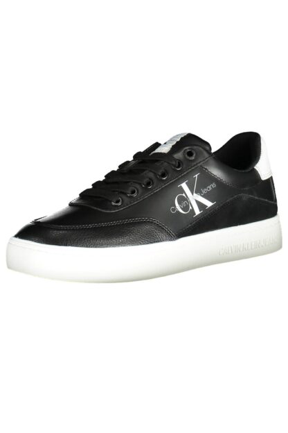 Calvin Klein - Black Leather Women Sneaker