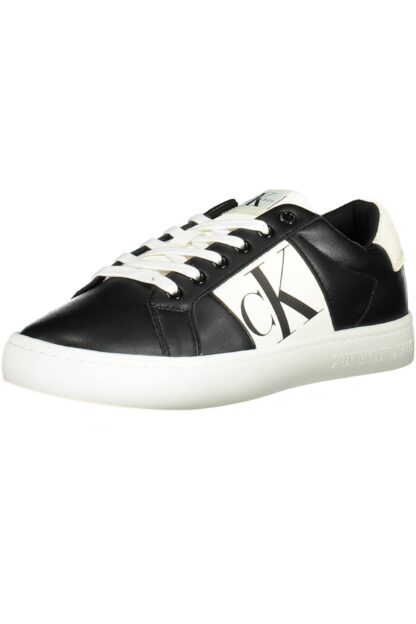 Calvin Klein - Black Recycled Leather Men Sneaker