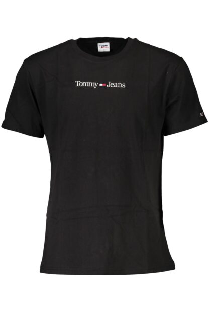 Tommy Hilfiger - Black Cotton Men T-Shirt