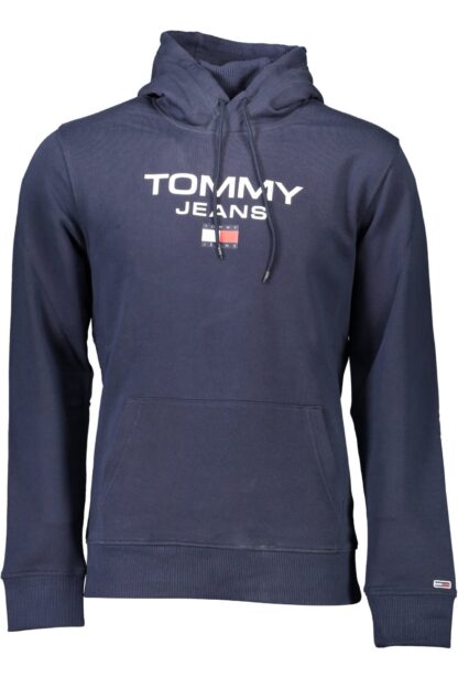 Tommy Hilfiger - Blue Cotton Men Hoodie