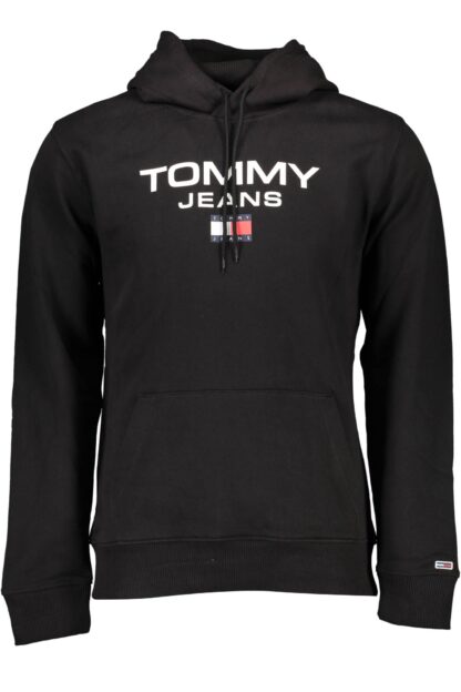 Tommy Hilfiger - Black Cotton Men Sweater