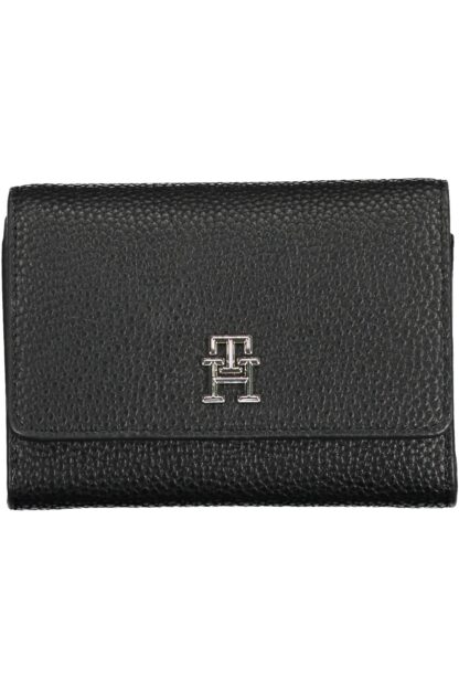 Tommy Hilfiger - Black Polyurethane Women Wallet