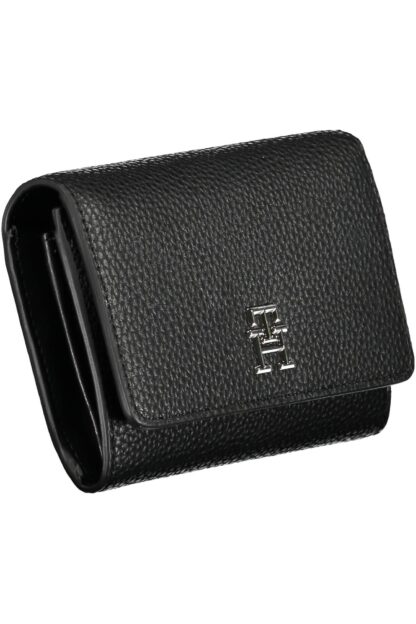 Tommy Hilfiger - Black Polyurethane Women Wallet