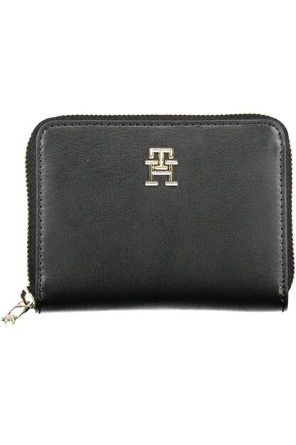 Tommy Hilfiger - Black Polyurethane Women Wallet