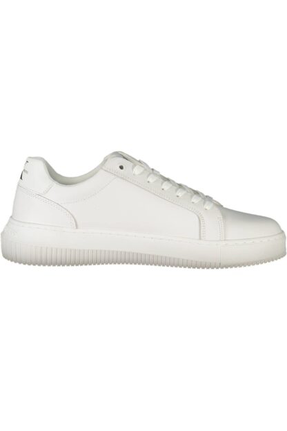 Calvin Klein - White Polyester Men Sneaker