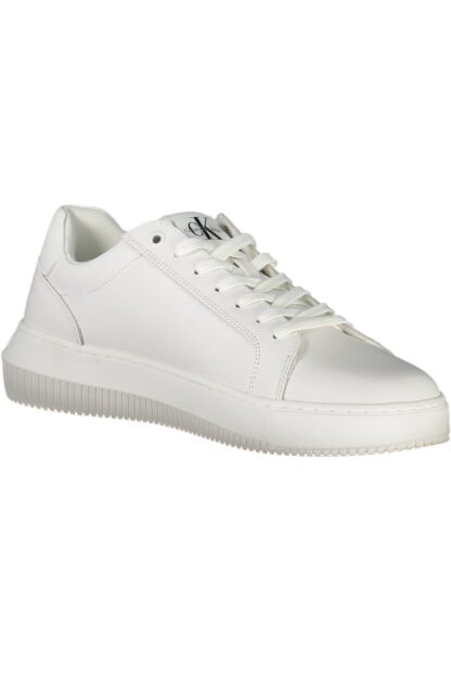 Calvin Klein - White Polyester Men Sneaker