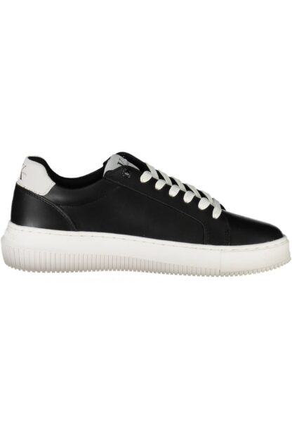 Calvin Klein - Black Leather Women Sneaker