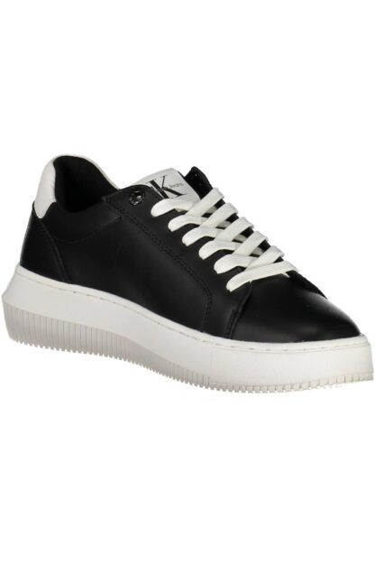 Calvin Klein - Black Leather Women Sneaker