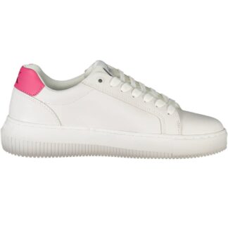 Calvin Klein - White Leather Women Sneaker