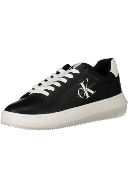 Calvin Klein - Black Leather Women Sneaker