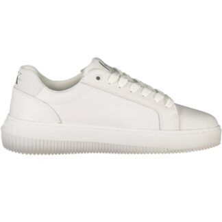 Calvin Klein - White Leather Women Sneaker