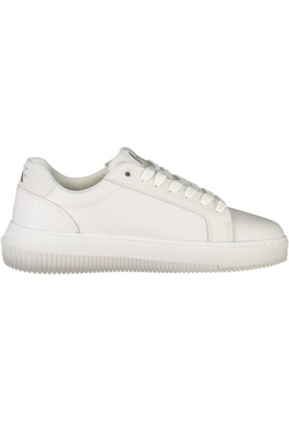 Calvin Klein - White Leather Womens Sneaker