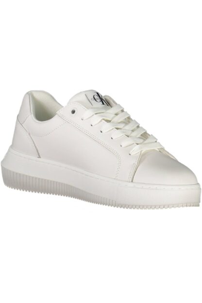 Calvin Klein - White Leather Womens Sneaker