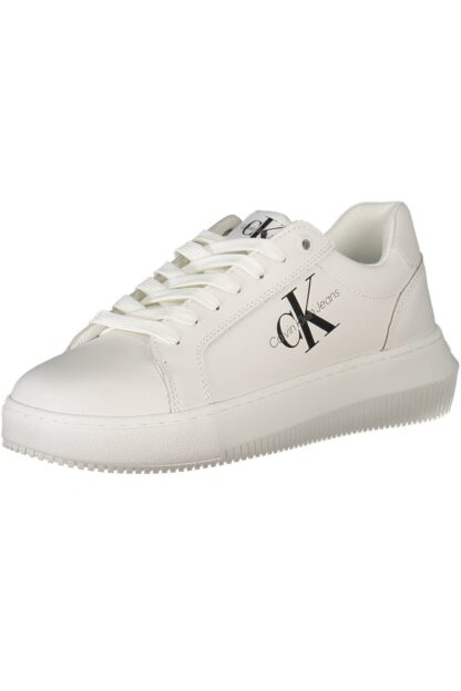 Calvin Klein - White Leather Womens Sneaker