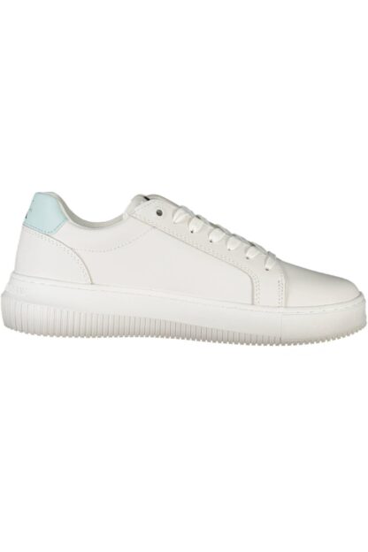 Calvin Klein - White Leather Women Sneaker