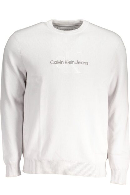 Calvin Klein - Gray Cotton Men Sweater