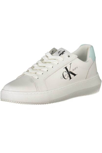 Calvin Klein - White Leather Women Sneaker